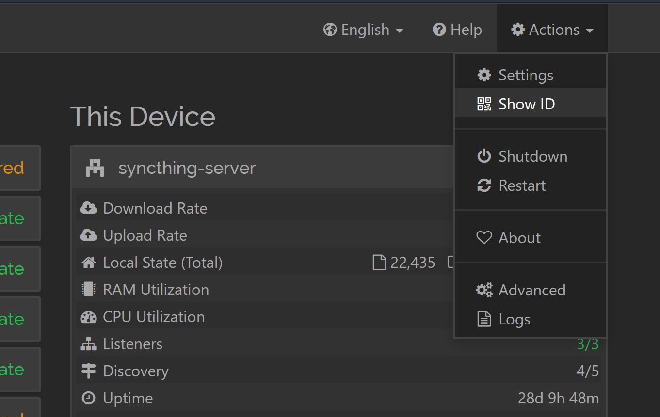syncthing-device-id